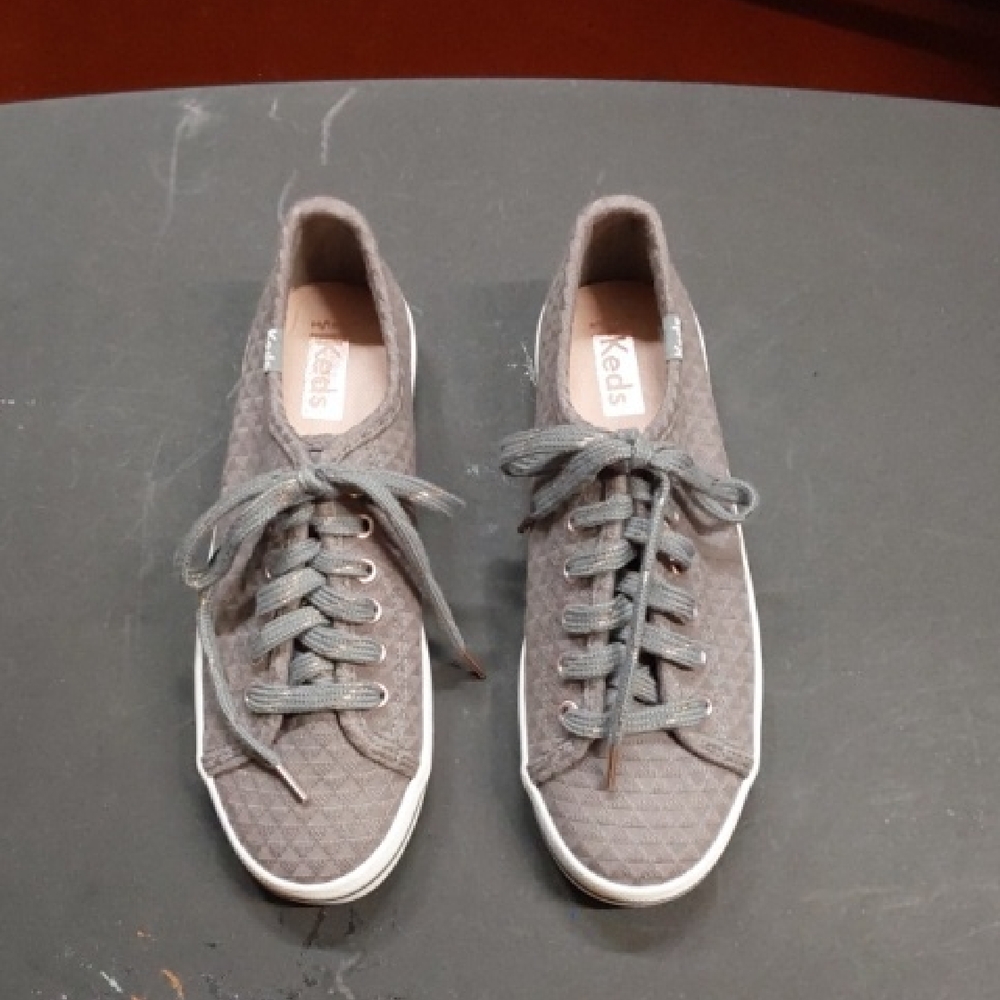 Keds Women's Quilted Gray Sneakers
